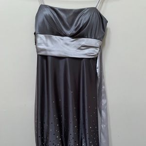 Jump Apparel Silver Gray Dress by Wendye Chaitin size 5/6